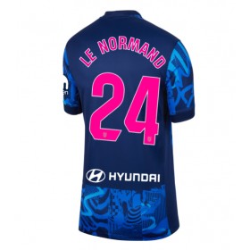 Atletico Madrid Robin Le Normand #24 Tredje skjorte til dame 2024-25 Kortermet